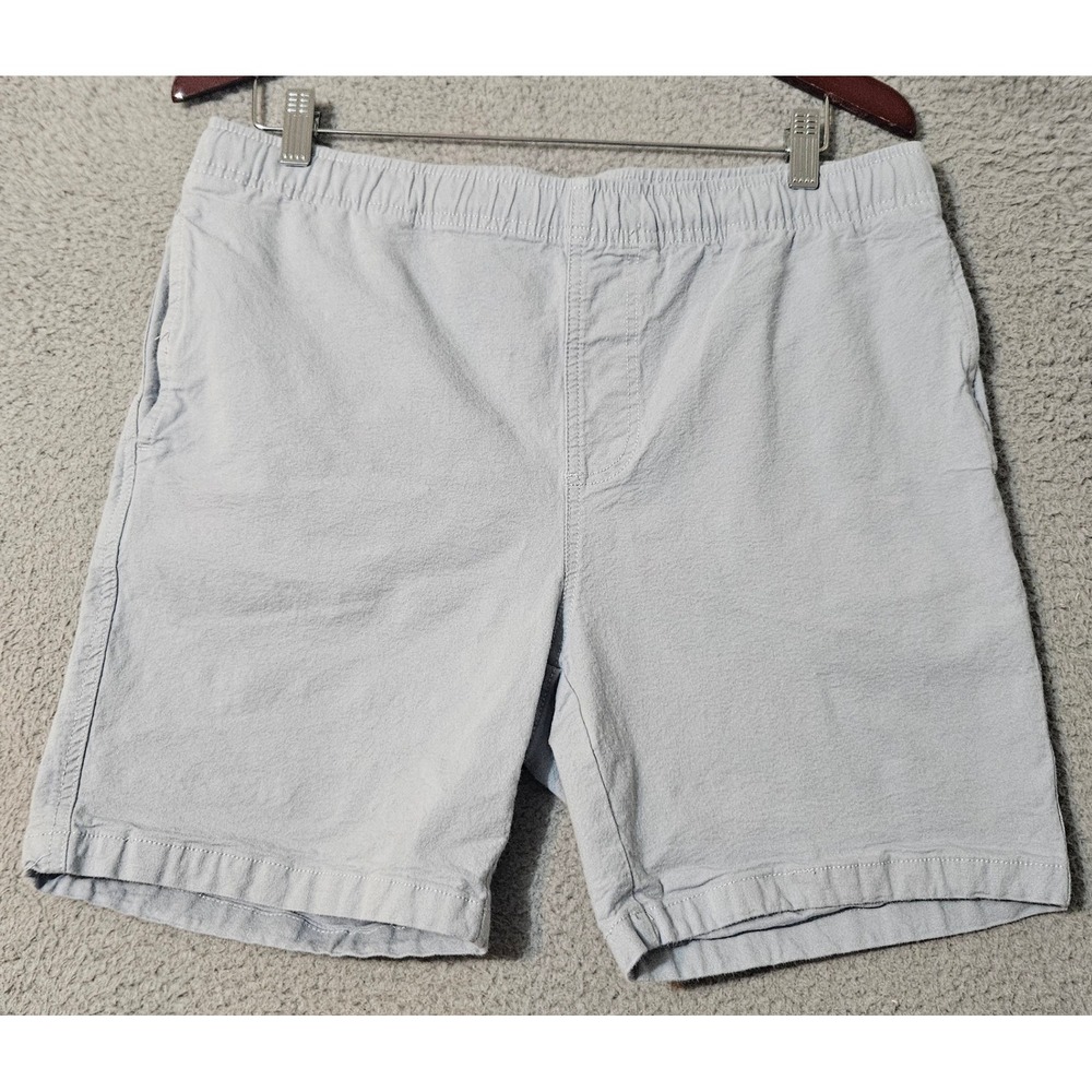 Free Fly Shorts Mens Large Outdoor Stretch Cotton & Bamboo Blend‎ Pockets Blue